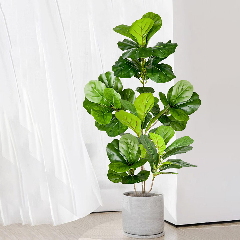 70-135cm Large Artificial Fidd - Ficus Lyrata Tree ulasan dan harga