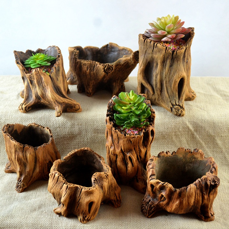 Imitation Wooden Stakes Tree R - Echeveria Succulent ulasan dan harga