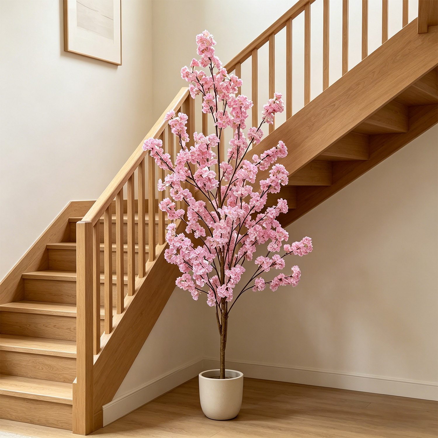 100-220cm Artificial Cherry Bl - Ficus Lyrata Tree ulasan dan harga