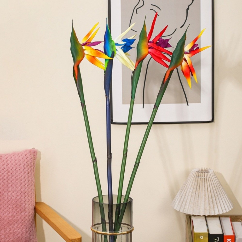 New Long Stem Artificial Bird  - Bird Paradise Strelitzia ulasan dan harga