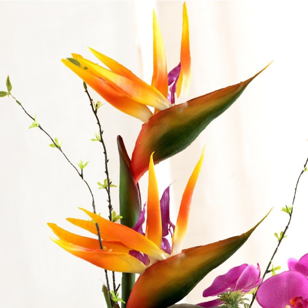 New Long Stem Artificial Bird  - Bird Paradise Strelitzia ulasan dan harga